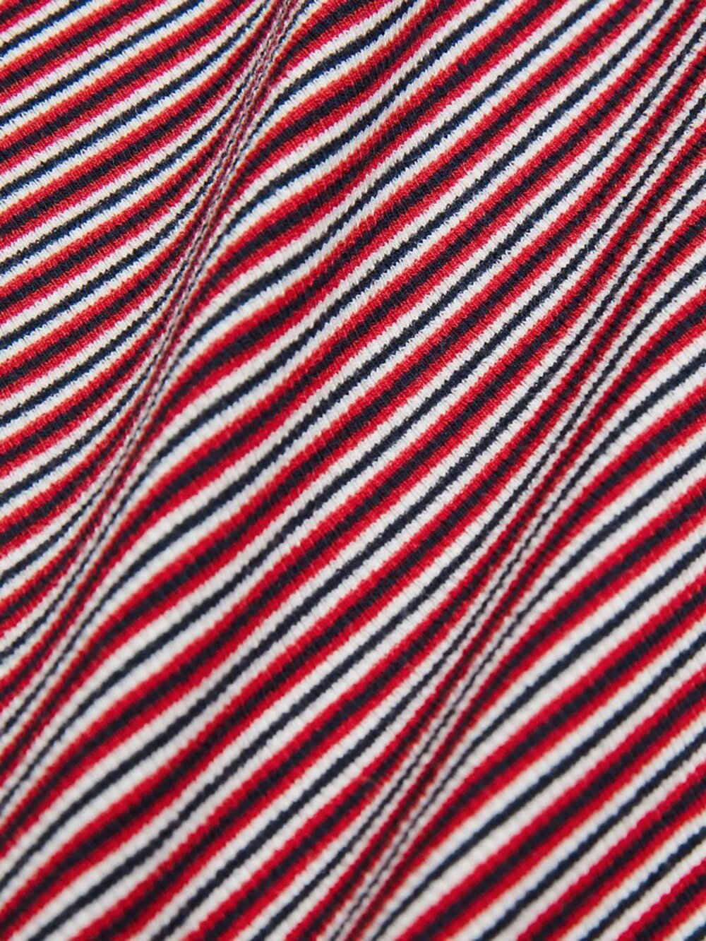Lululemon NWT Hold Tight Long Sleeve SZ:10 Color: Surround Stripe Oxford Red Wht - Picture 6 of 10